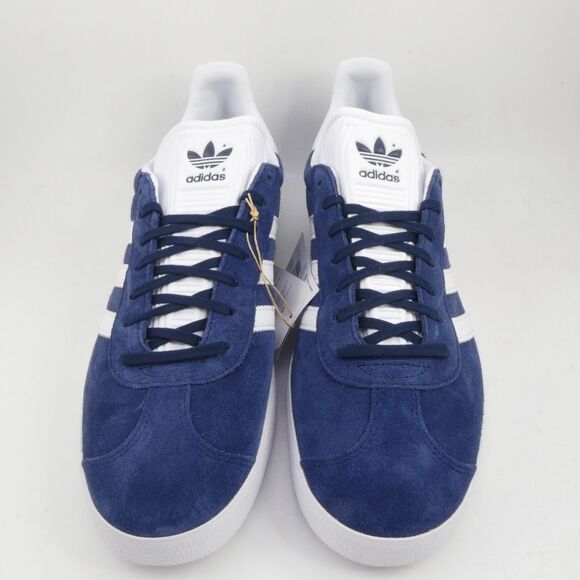Adidas Gazelle Men\'s Size 12 Athletic Running Shoe Blue White Footwear Sneakers